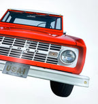 Front Bumper Metal Sign for Ford Bronco (1967–1967)