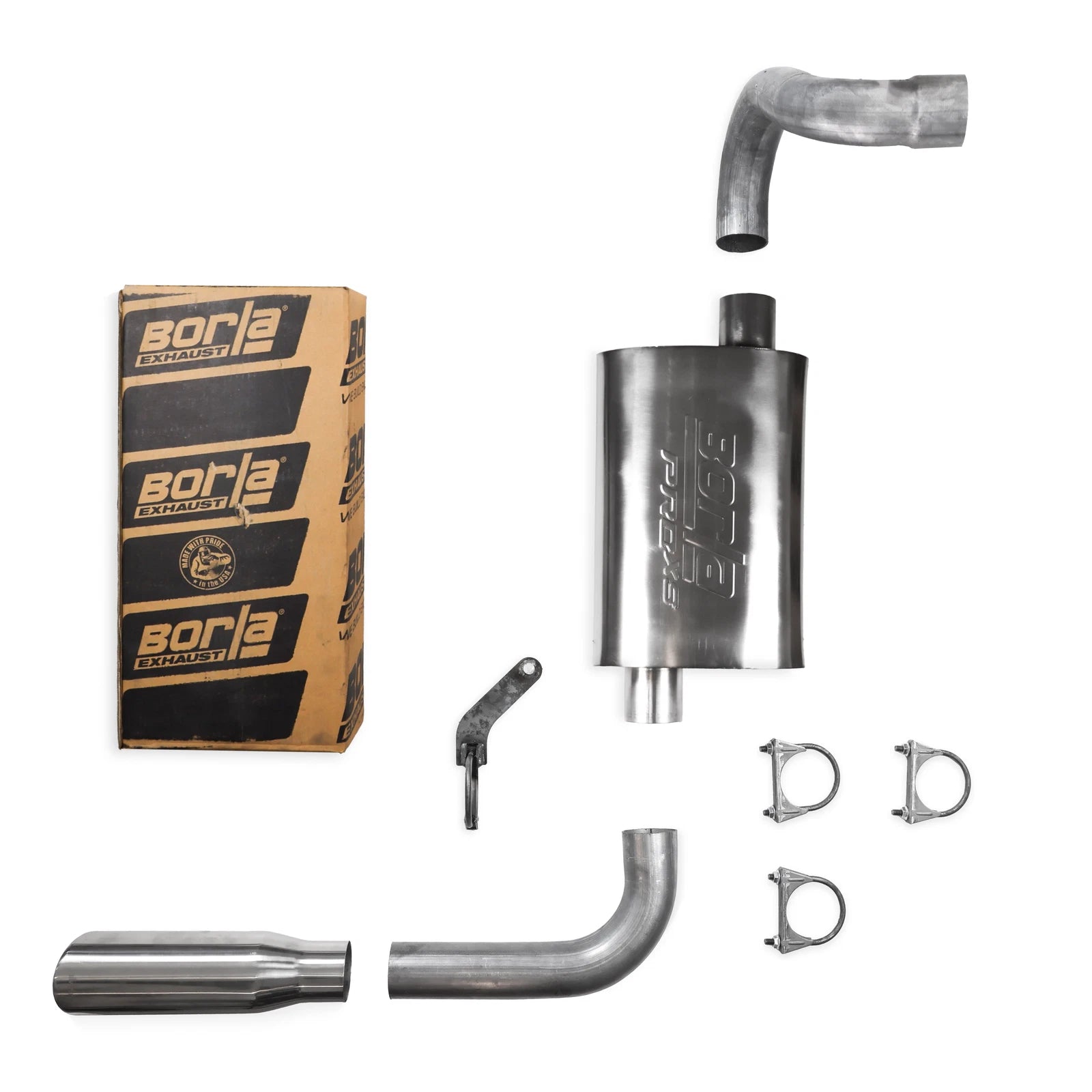 Borla Pro 2.5" Single Exhaust Kit for Jeep Wrangler (2018–2025)