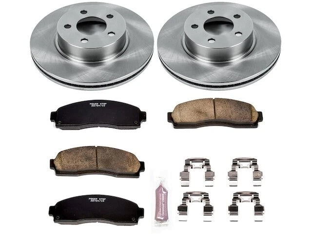 Front Brake Pad and Rotor Kit for Mazda B3000 4WD (2005) KB459JW