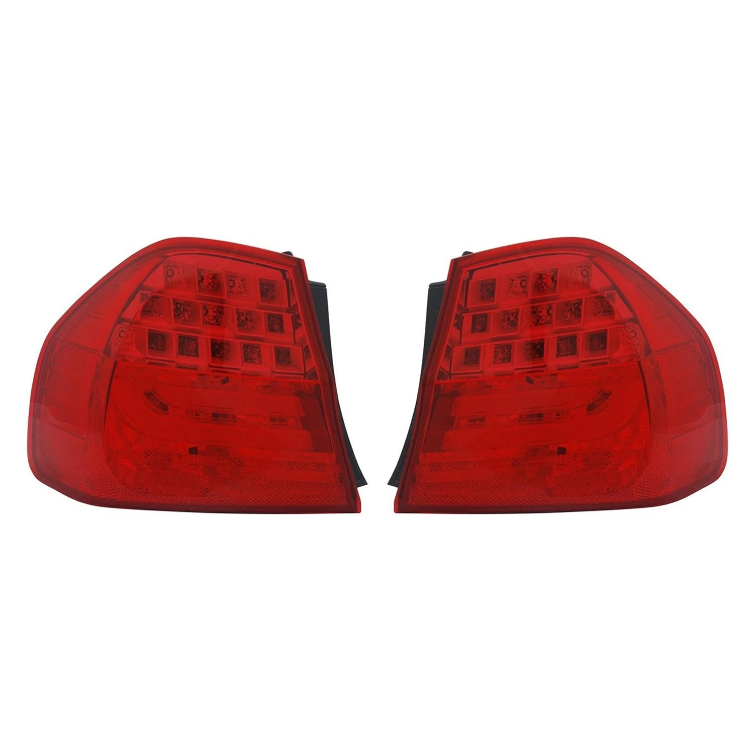 Set of 2 TYC Outer Tail Light Lamp Assemblies for BMW E90 3-Series M3