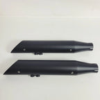 3in Black Slip Ons for Harley-Davidson Softail Fatboy Deuce (2007–2017)