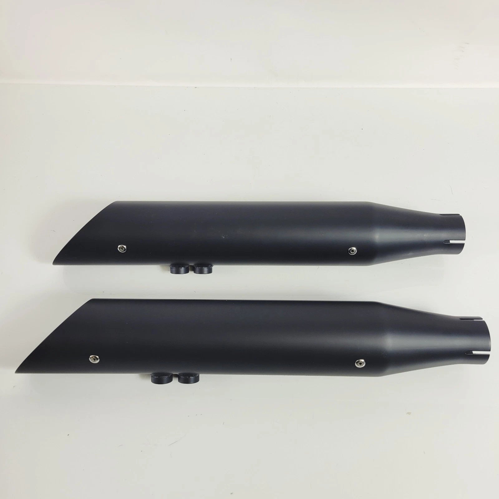 3in Black Slip Ons for Harley-Davidson Softail Fatboy Deuce (2007–2017)