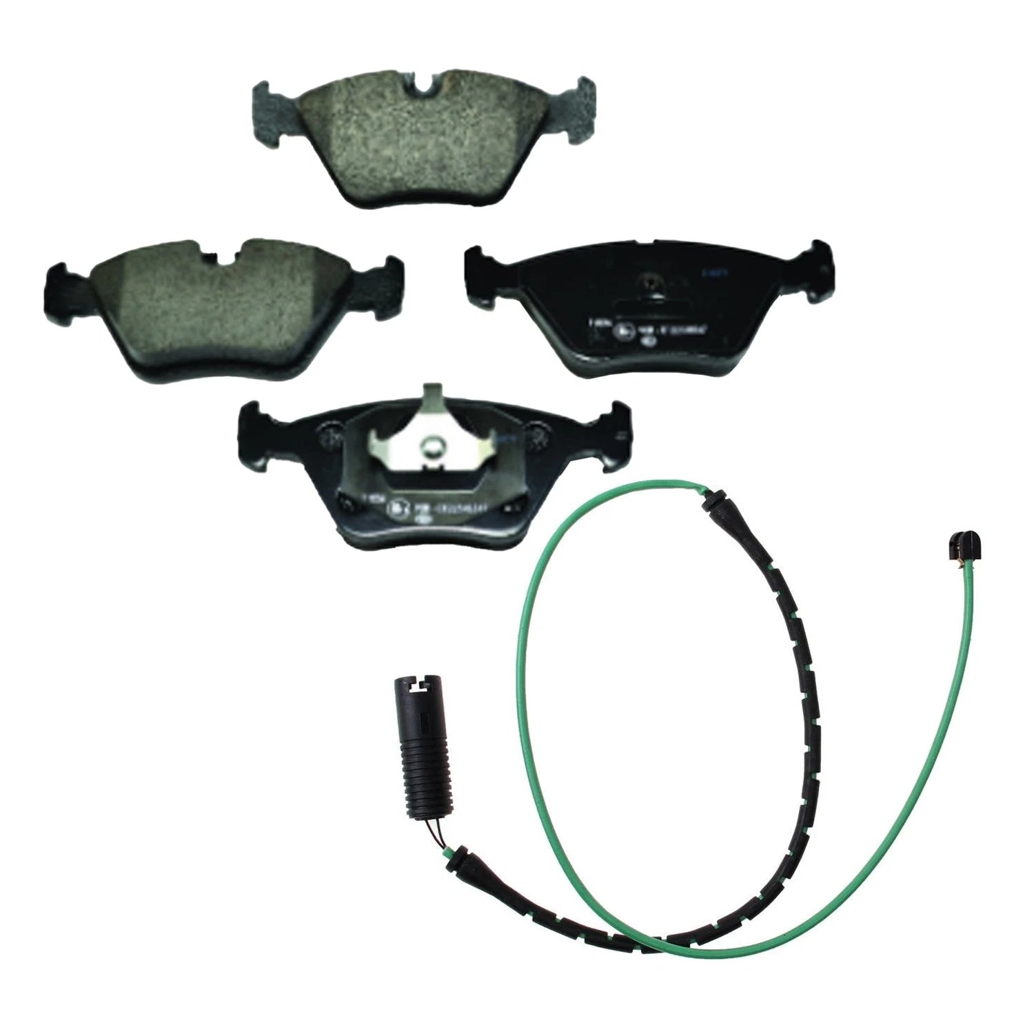 Hella Front Low-Met Disc Brake Pad Set w/Sensor for BMW E36 M3 Z3 (1995–2002)