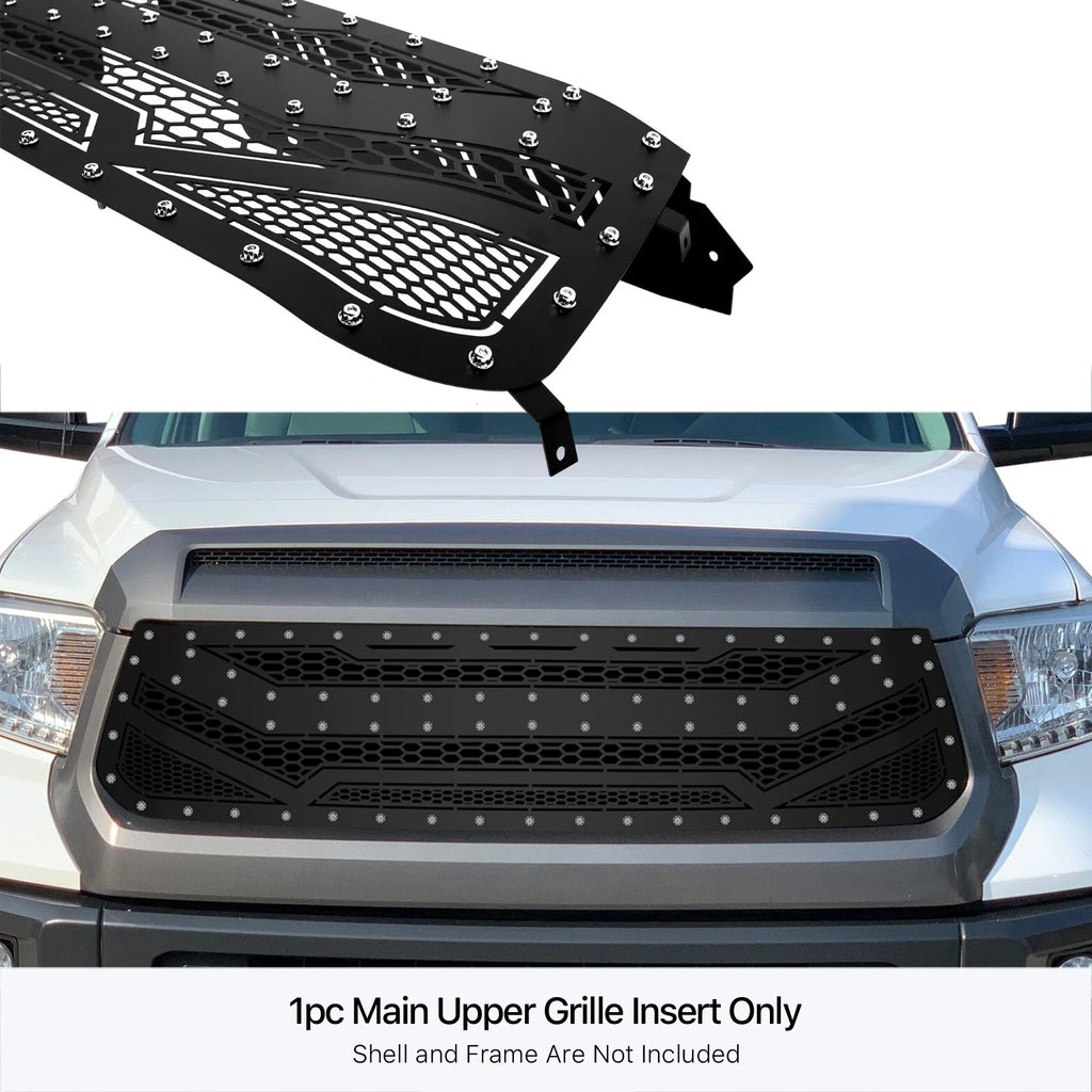 Stainless Steel Black Grille Insert for Toyota Tundra (2014-2017)