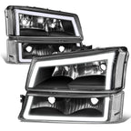 LED DRL Tube Headlight & Bumper Lamp for Silverado 1500 3500 Avalanche (2003–2007)
