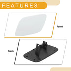 Front Left Washer Nozzle Cover Cap for Audi A4 (2005–2008) 1 Pcs White