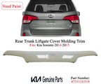 Rear Trunk Liftgate Cover Molding Trim for KIA Sorento (2014–2015) 87311-1U510
