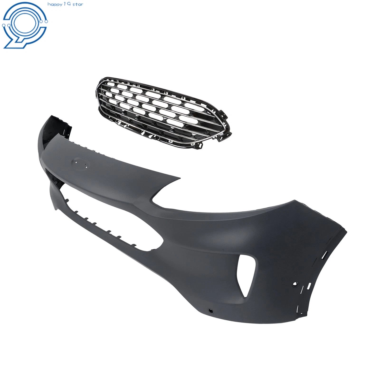 Complete Front Bumper & Chrome Grille for Ford Escape (2020–2022)