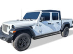 Set of 2 Black Nerf Bar Running Boards for Jeep Gladiator (2020-2026)