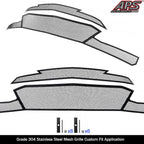 Stainless Black Mesh Grille Insert Combo for Chevy Camaro (2019-2024)
