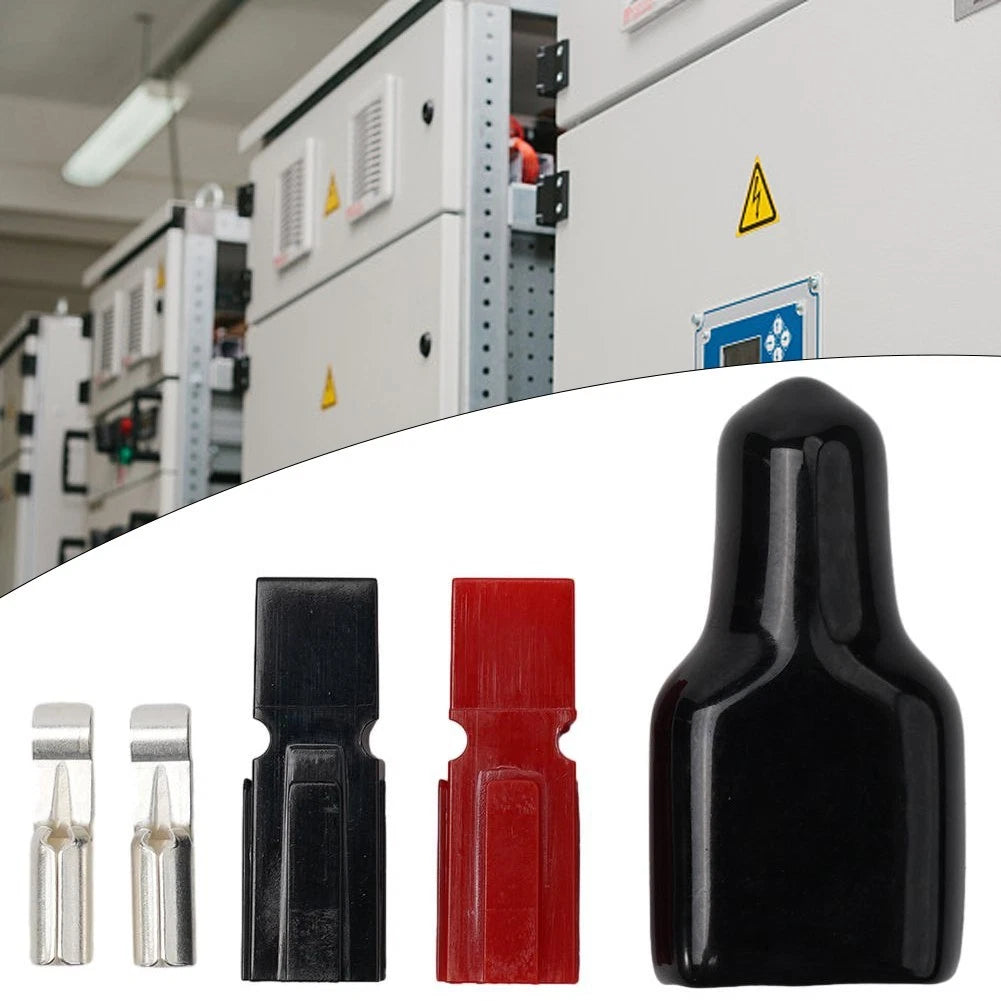 30AMP Anderson Connectors with Rubber Black PVC Dust Cover for