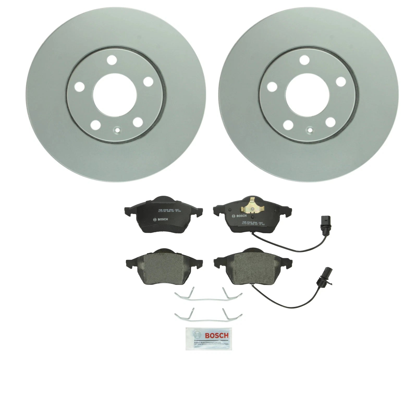 Set of 2 Front Vented Rotors 288mm for Audi VW L4 V6