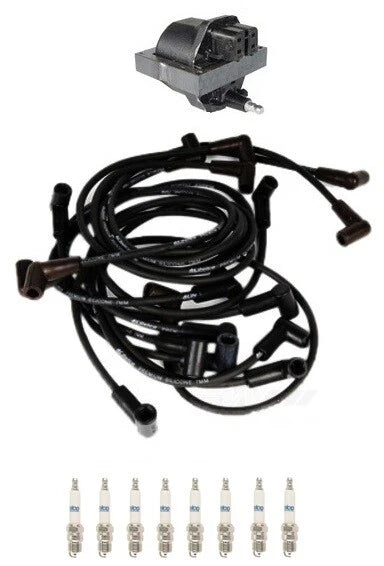 Ignition Wires & Spark Plugs Kit for GMC C3500HD V8 5.7L (1994–1995)