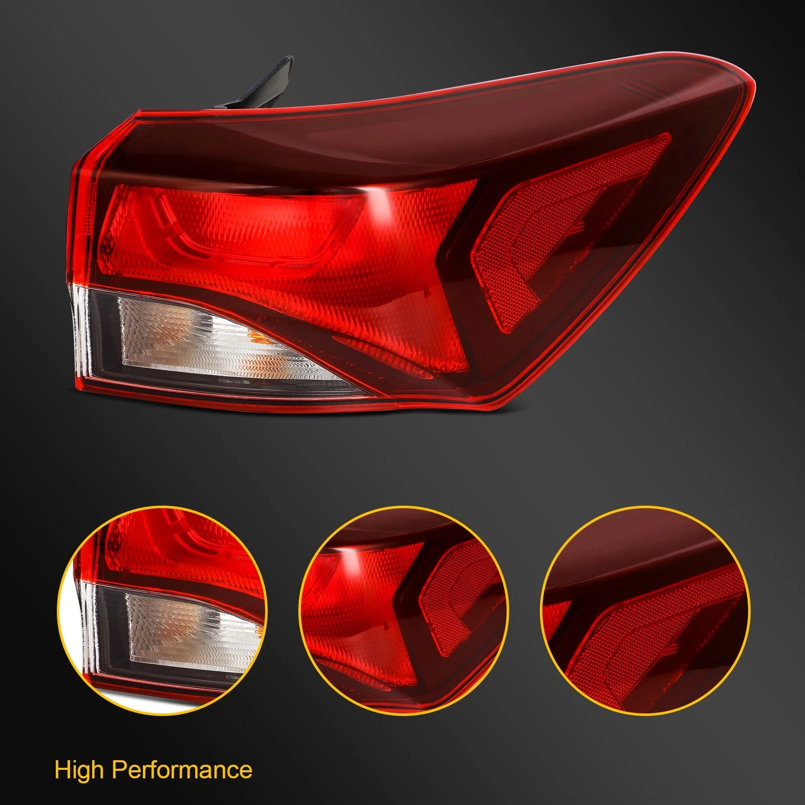 Outer Right Passenger Tail Light Assembly for Chevrolet Trailblazer (2021–2025)