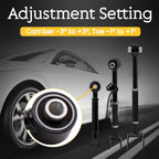 Set of 6 Adjustable Rear Control Camber Arms for Acura TL