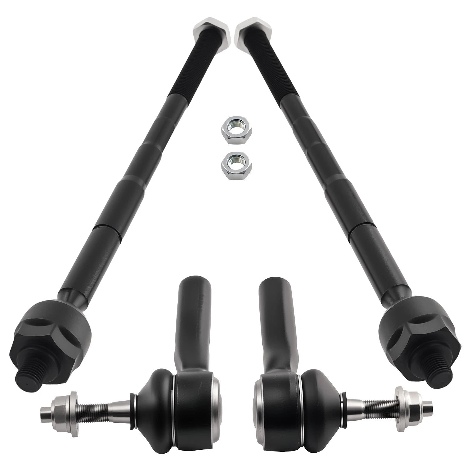 Front Inner Outer Tie Rod Ends Links Kit for 2009 - 2020 Dodge Journey Sebring