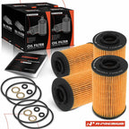 Set of 4 Engine Oil Filters for Hyundai Sonata (2009–2010) Kia Sorento (2008–2009)