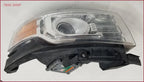 Headlight RH Passenger for Ford Flex (2009–2012) Xenon HID OEM with Ballast