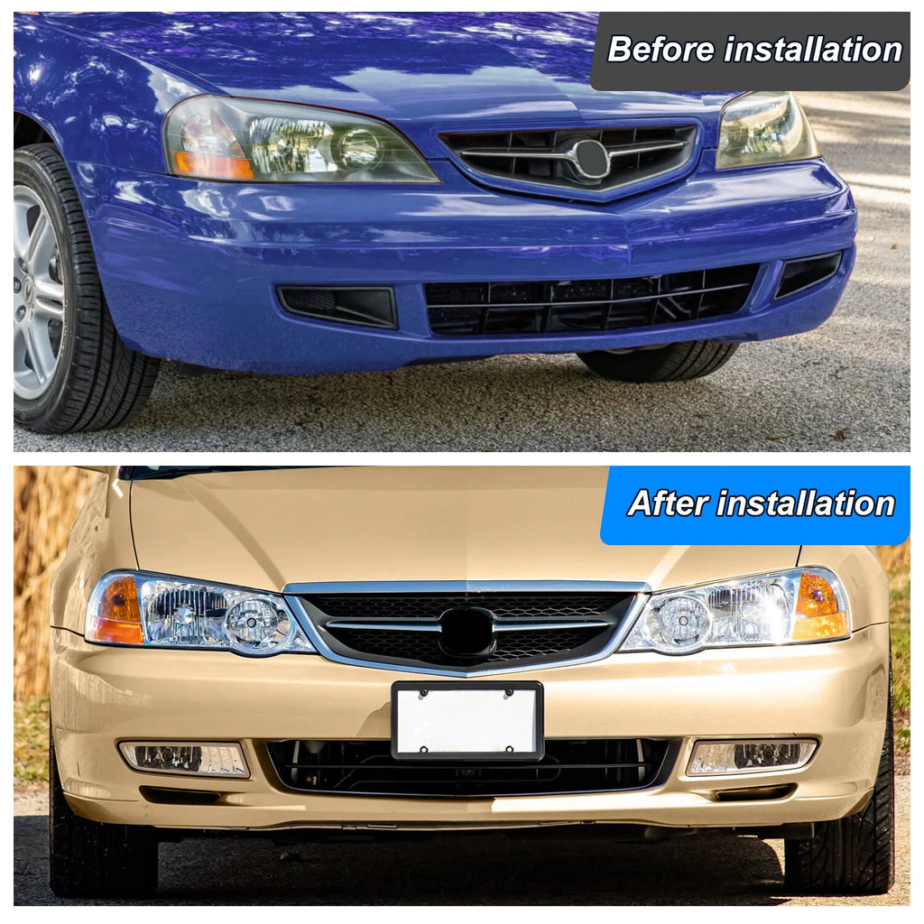 Set of 2 Fog Lights for Acura TL Sedan (2002–2003)