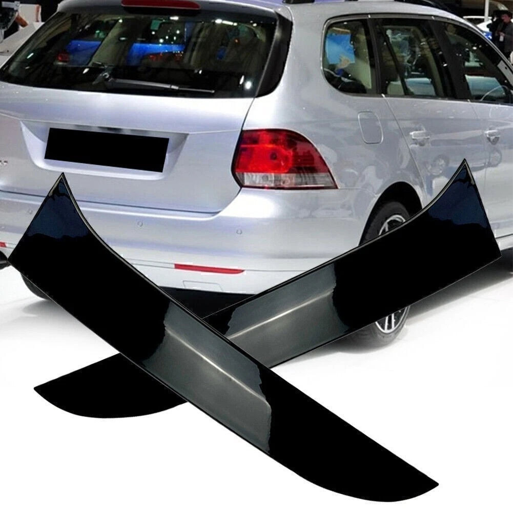 Rear Window Side Canard Spoiler Splitter Trim for VW Golf 6 MK6 (2009–2013)