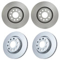 Hella Brake Rotors Kit 320mm Front 269mm Rear for Audi Allroad Quattro (2004–2005)