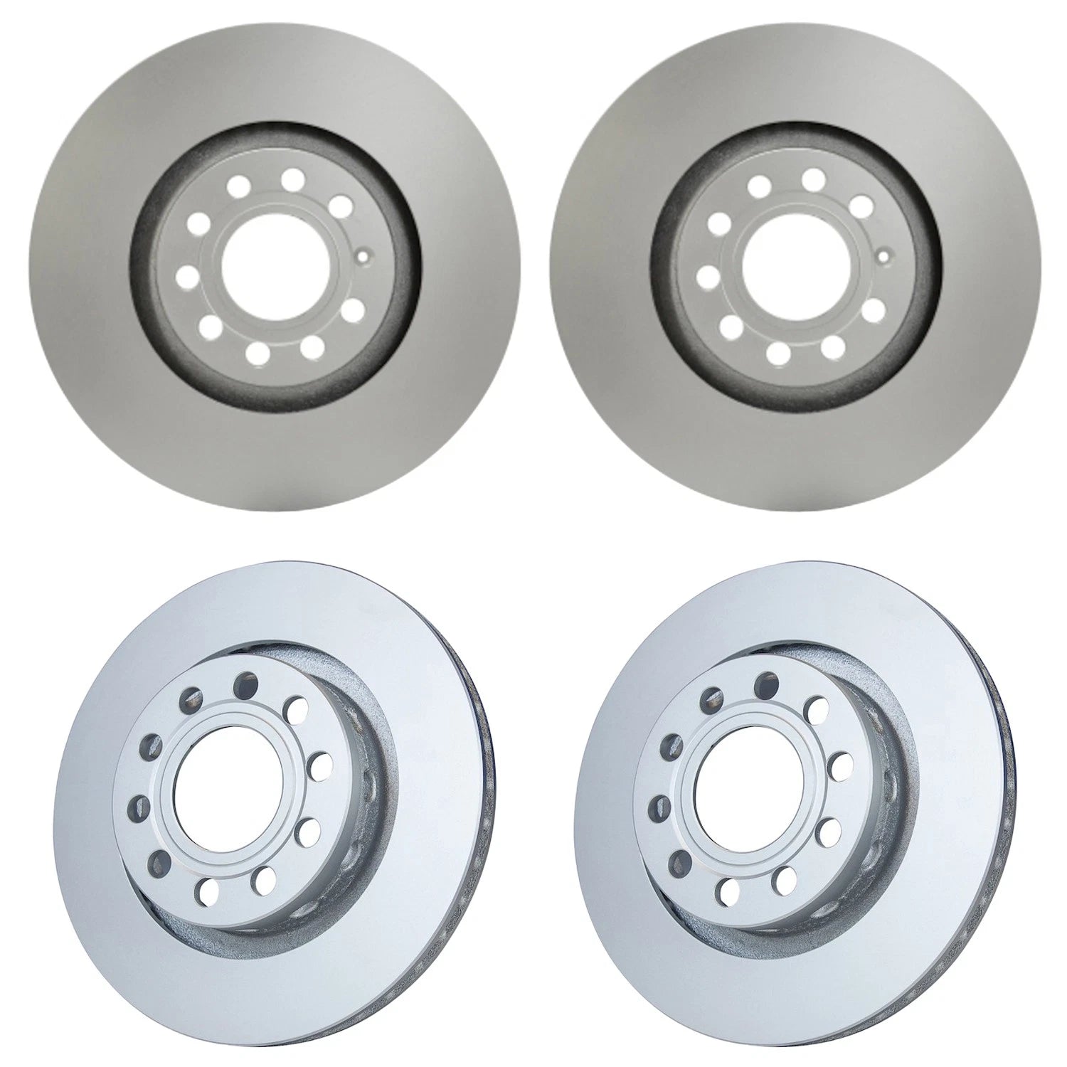 Hella Brake Rotors Kit 320mm Front 269mm Rear for Audi Allroad Quattro (2004–2005)