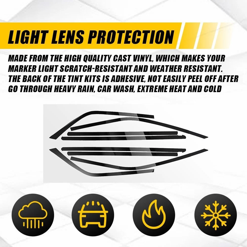 8X Chrome Delete Blackout Overlay for Chrysler 300 (2011–2023) Window Trim EPY