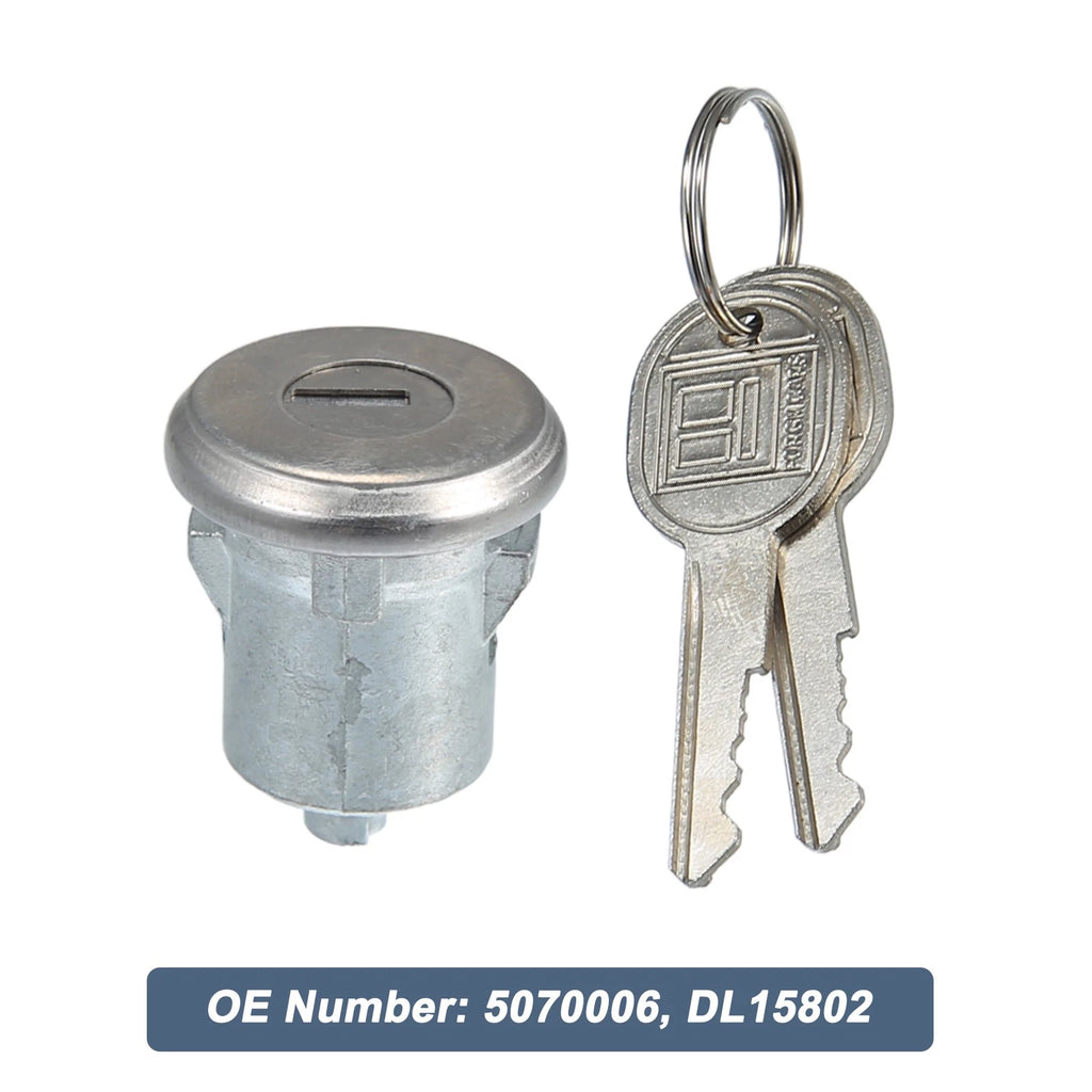 Set of 1 Door Lock Cylinder W/Keys for Chevy Truck C10 C20 C30 (1973–1987)