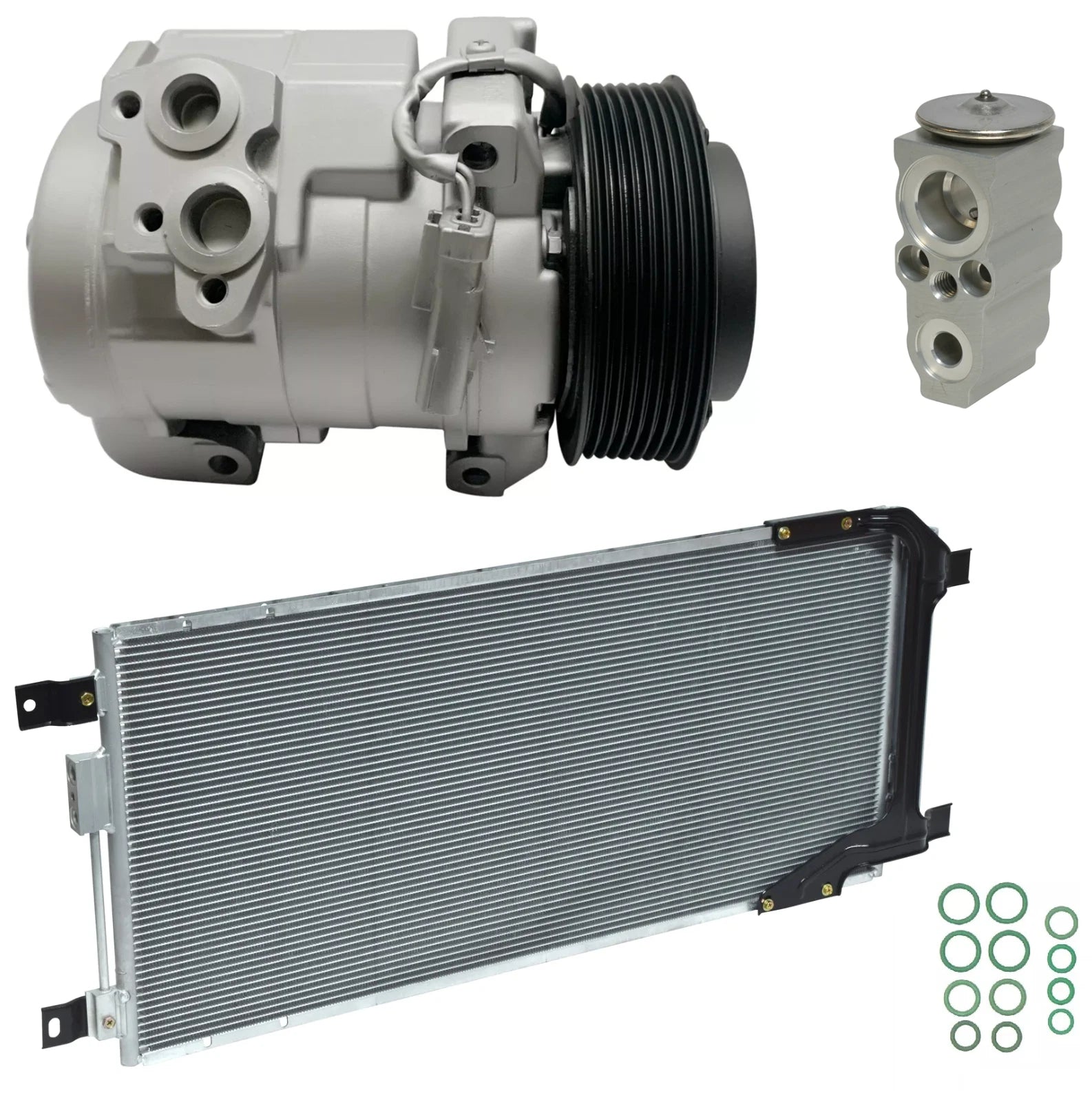 AC Compressor Kit with Condenser for Ram 4500 6.7L Turbo (2020–2024)