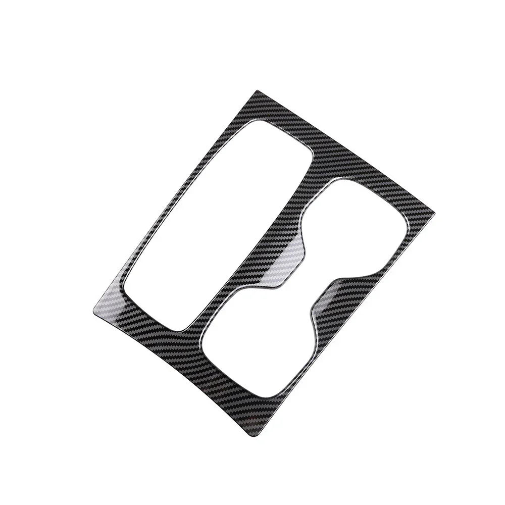 Carbon Fiber Gear Shift Panel Cover Trim Decor for Hyundai Tucson (2022–2023)
