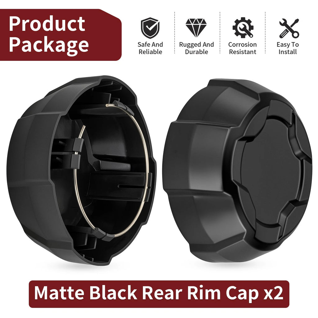 Matte Black Rim Cap for Polaris Ranger SP 570 Crew (2022–2025) 1524066-458