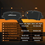 Brake Rotors and Pads Kit for Cadillac Escalade (2002-2006) RWD