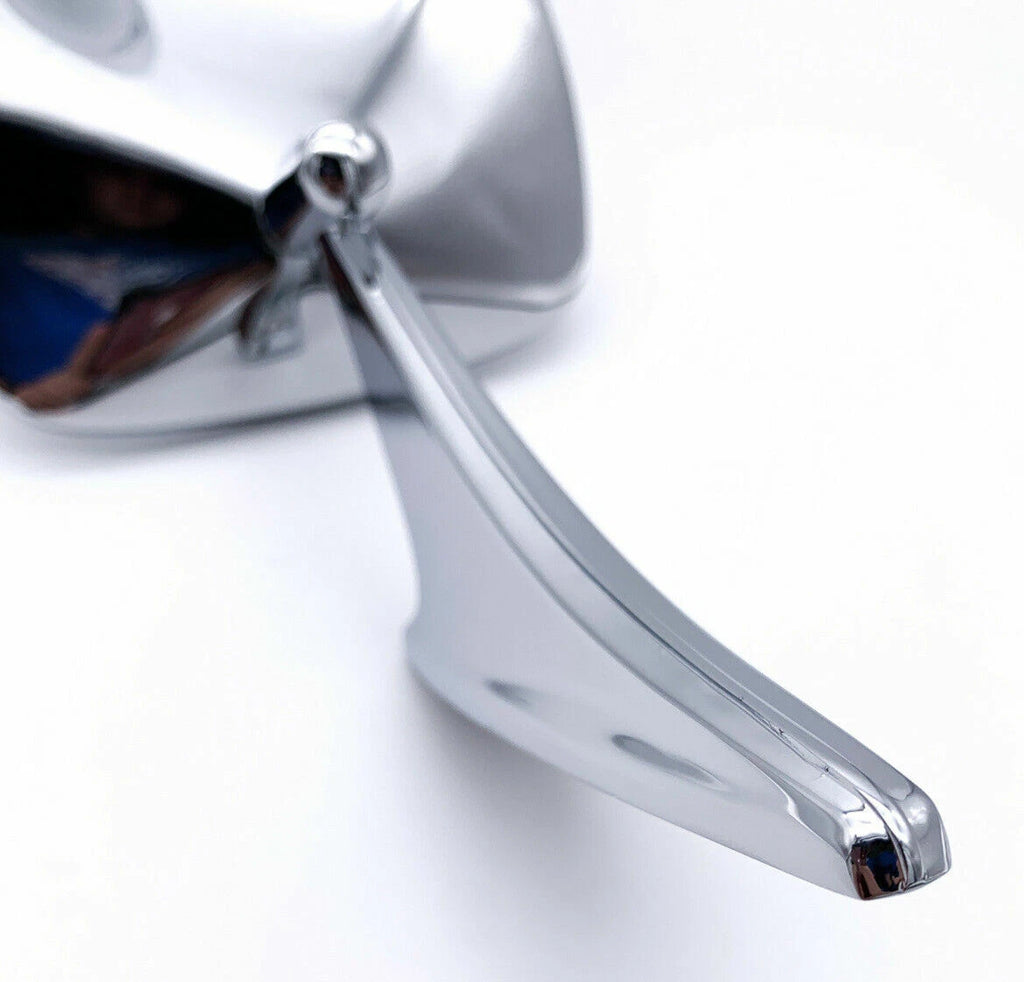 Outside Door Mirror Left with Ribbed Base for 1970–1972 Chevelle