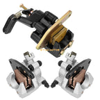 Front & Rear Brake Calipers w/Pads for Yamaha YFZ350 Banshee 350 (1990–2001)