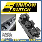 Driver Left Door Master Power Window Switch for Hyundai Tucson (2016–2018)