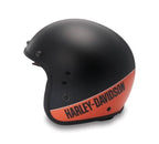 Sun Shield Helmet for Harley-Davidson Victory X14 (3/4, XS, Orange Black Matte)