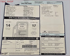 Original Dealer Window Sticker for Ford Ranger Sport Supercab 4x4 (2008) B58963