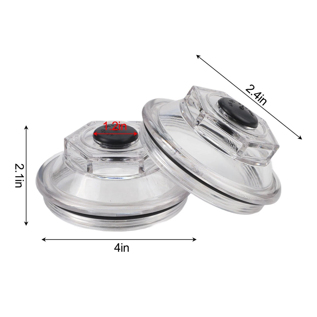 Trailer Axle Oil Lids Kit 2-Pack for Dexter 9K 10K 12K 15K Models