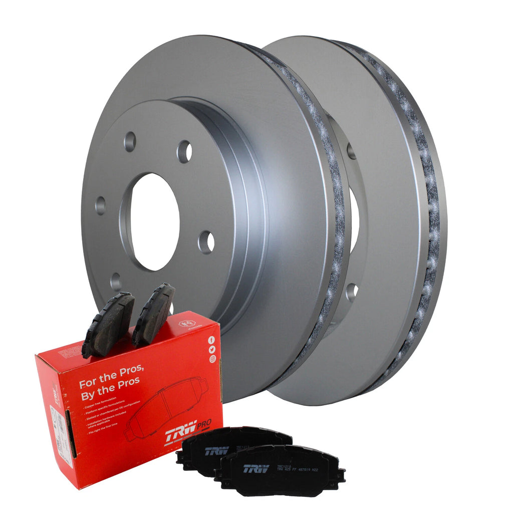 Front Brake Kit 305mm Rotors TRW Metallic Pads for Silverado Sierra 1500 (2007–2013)