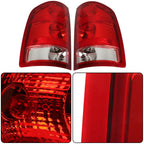 Tail Light Assembly for GMC (2007–2013) Pair Set Right + Left Halogen