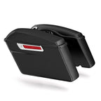 Matte Black Hard Saddle Bags & Bracket for Harley Softail FXBRS FLFBS (2018–2025)