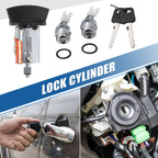 Door Cylinder Ignition Switch Lock Cylinder with Key for Ford F-150 