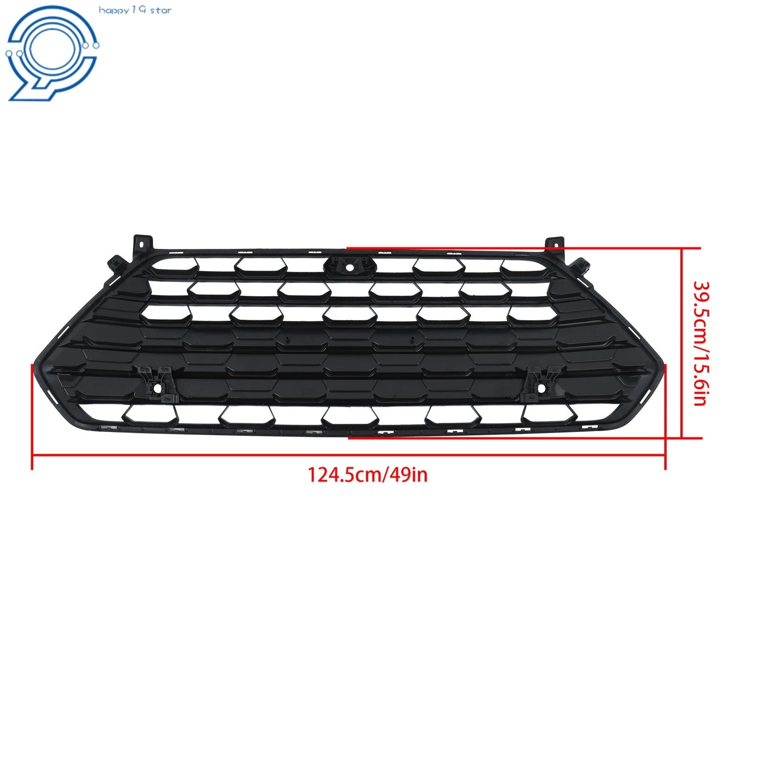 Front Grille for Grand Highlander (2024) with Sensor & Camera Holes