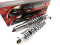 320mm JBS Chrome Rear Shock Absorbers for Kawasaki KH400 (1975-1976)