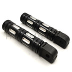 Black Edge Cut Footpegs for Harley Softail Slim FLSL, Breakout FXBR (2018–2023)