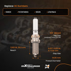 Iridium Spark Plug for Audi A3 Quattro A4 allroad VW Golf R (2015–2020)