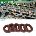 Set of 5 Oil Seal Rotary Shaft Seal FKM Rubber 22x35x8mm
