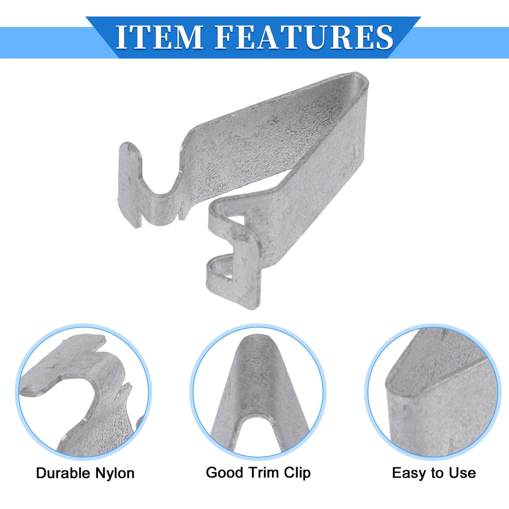 10 Pcs B-Pillar Trim Panel Clip for Volkswagen Jetta (2011–2023) Metal