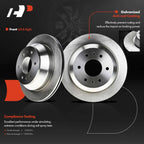 Pair Rear Brake Rotor & Pads for Chevy Trailblazer (2002-2009)