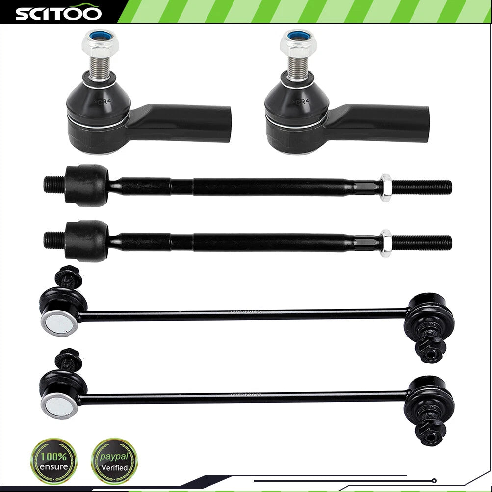 Set of 6 Front Tie Rod End Sway Bar for Suzuki SX4 (2007–2013)